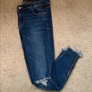 Distressed Zara Jeans